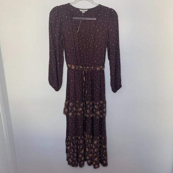 NEW American eagle floral cottage core maxi dress - Picture 2 of 7